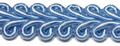 gimp braid medium blue