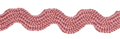 french pink ric rac braid