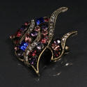 diamante rhinestone brooch