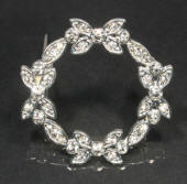 diamante rhinestone brooch