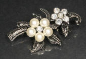 diamante rhinestone brooch