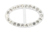 diamante buckles - rhinestone buckles - oval white