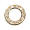 gold diamante ring buckle 10mm without bar
