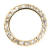 gold diamante ring buckle 21mm without bar