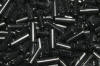 bugle beads - black