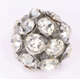 diamante rhinestone button approx 12mm wide