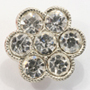 diamante rhinestone button approx 16mm wide