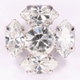 diamante rhinestone button approx 14mm wide
