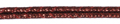 thin copper metallic russia braid