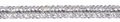 thin silver metallic russia braid