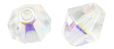 bicone crystals - crystal AB