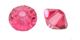 crystals rondell shape 5mm x 3mm - fuchsia