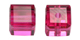 cube crystals fuchsia