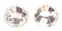 Item no. 3004: iron on diamante rhinestone sil/crystal