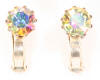 diamante rhinestone earrings width approx 7mm