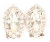 diamante rhinestone earrings length approx 21mm