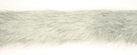 fake fur grey 2 inch wide