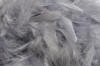 feather boa - feather trimming - extra thick - silver