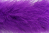 marabou feather trimming - dark purple