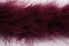 marabou feather trimming - plum