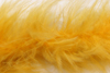 marabou feather trimming - gold