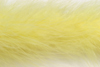 marabou feather trimming - yellow