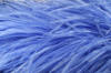 light blue thick ostrich feather boa