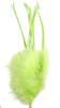 marabou feather spike - lime