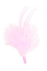 marabou feather spike - light pink