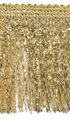 metallic tinsel fringe