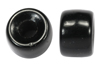 9mm glass jug beads in solid black