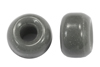 9mm glass jug beads in solid grey
