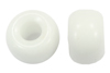 9mm glass jug beads in solid white