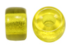 9mm glass jug beads in jonquil