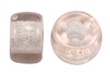 9mm glass jug beads in light rose