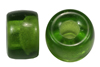 9mm glass jug beads in olive