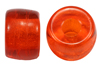 9mm glass jug beads in orange
