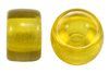 9mm glass jug beads in yellow