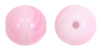 smooth round glass beads pink marble
