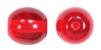 smooth round glass beads dark red