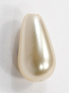 tear drop ivory cream pearls - hole top to bottom