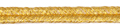 gold metallic russia braid thick
