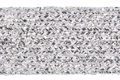 very wide flat silver metallic braid 20mm wide