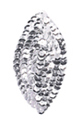 sequin motifs - cats eye shape