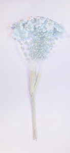pearl flowers Item no 2 light blue