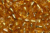 small multi cut seed beads deep gold