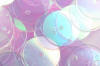sequins - spangles - transparant iridescent blue pink