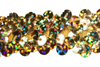 stretch sequin trim gold laser