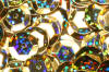 sequins - spangles - gold laser