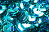 sequins - spangles - aqua laser